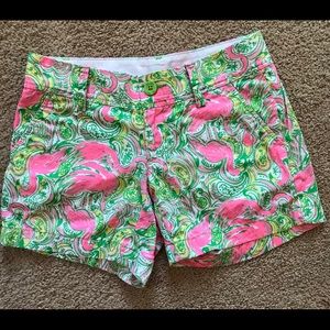 Lilly Pulitzer Flamingo Shorts